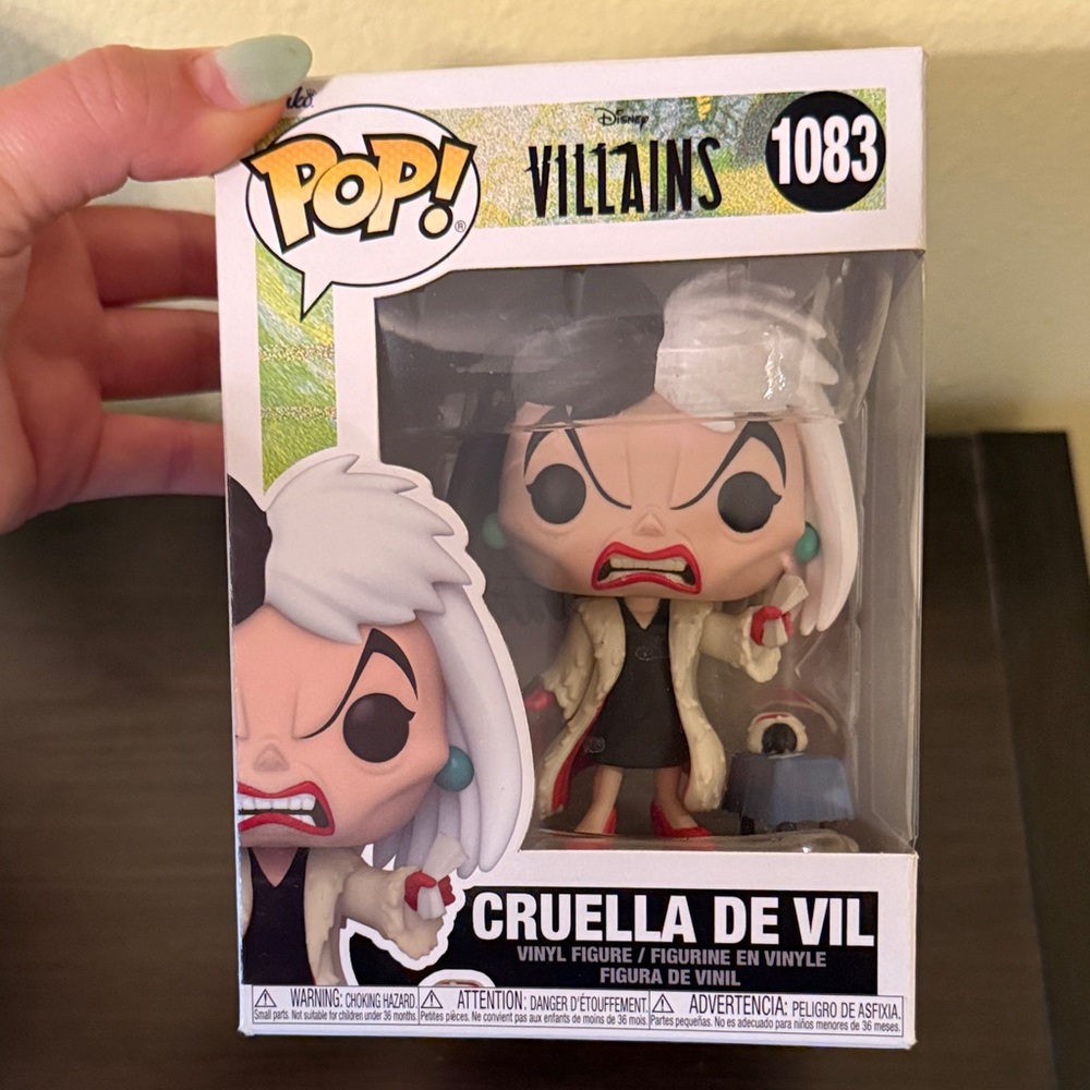 Funko pop cruella devil unopened in original box